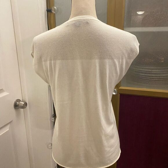 Scull cashmere sleeve less top, XS - Picture 5 of 7